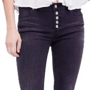 Free People Black Skinny Jeans